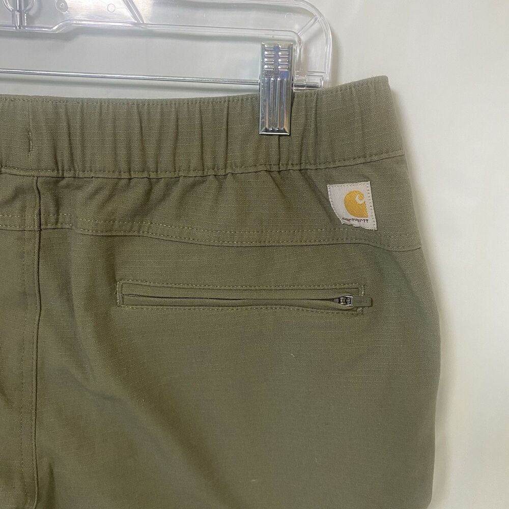 Carhartt Womens Force Ripstop Work Short 5" Green Size Medium NWT New - Picture 4 of 13